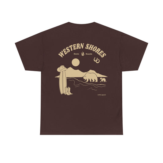 Western Shores – Boots & Boards Tee